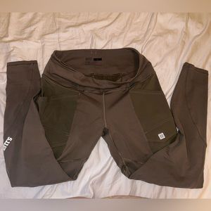 5.11 Tactical Women’s Olive Leggings with Side Pockets
